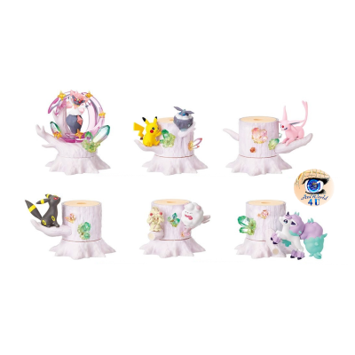 Officiële Pokemon figures re-ment Forest 6 Mysterious Shining location